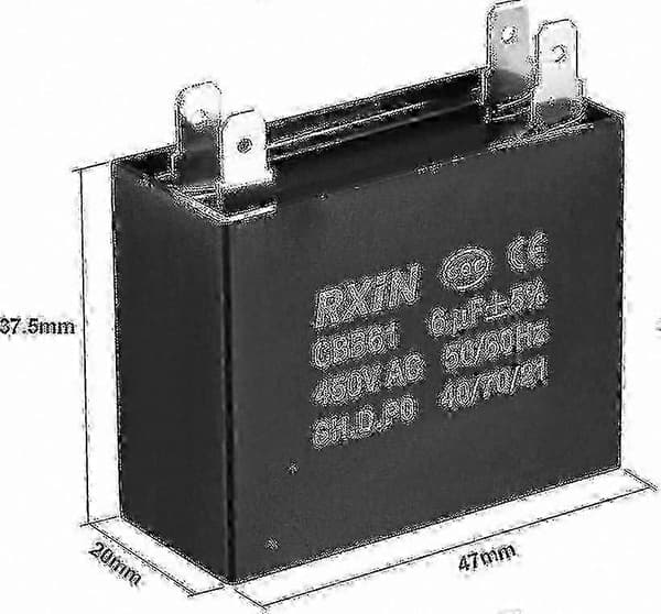 6uF 450V metalloitu polypropeenikalvokondensaattori CBB61-sarja
