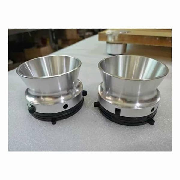 1 par 1/4 tomme 10 tommer NAB navadapter til Studer ReVox, universel aluminiumsindlæsningsenhed Silver