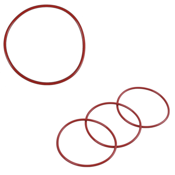 10 stk Indrial Silic O-ring 55mm X 60mm X 2,5mm 1x Rød Silic O-ring S Tree M