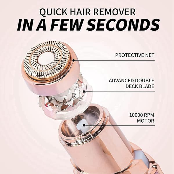 Ansigts epilator til kvinder, 2 i 1 øjenbryn og ansigts epilator, ansigts epilator til kvinder, øjenbrynsepilator