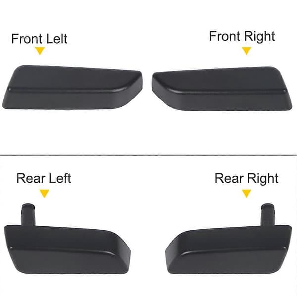 4 stk. setebryterknapper deksel for Tesla Model 3 2017-2020 1098841-00-E,1098843-00-E,1098840-00-D,1098842-00-D Black