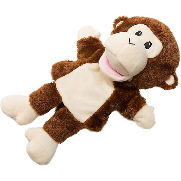 Handdockor Monkey Animal Puppets Zoo Plysch djurleksaker 13 tum