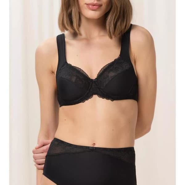 Triumph Modern W02 Blonde BH til kvinder - sort - 105 E Sort Svart 90D