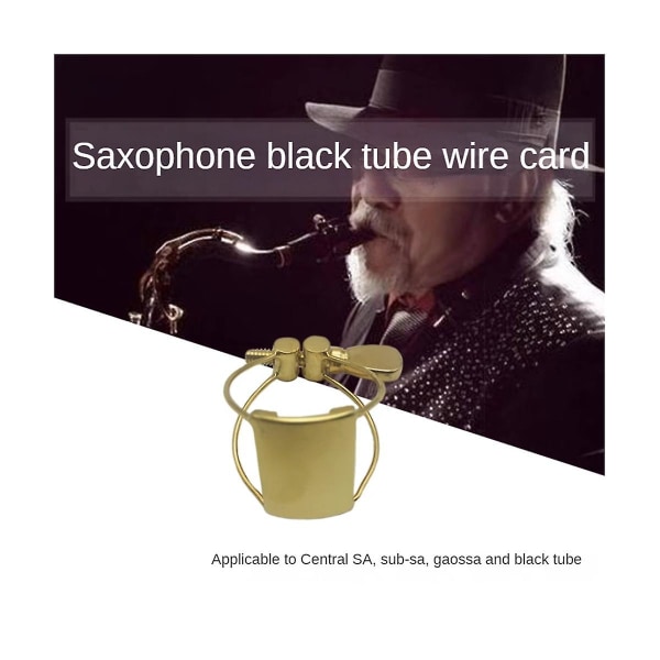 Sax-klarinetmundstykke Sax-fløjtehovedclips Sax-klarinetclips Butterfly Card Line Card (diskant)