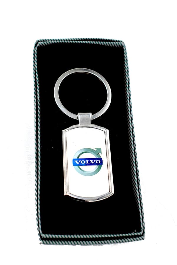 Volvo nyckelring, CJY Silver en-US