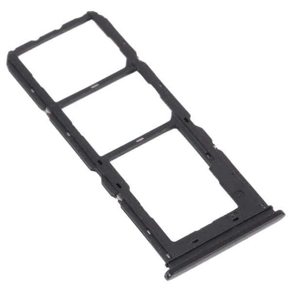 For vivo Y11s V2028 SIM-kortskuff + Micro SD-kortskuff Black