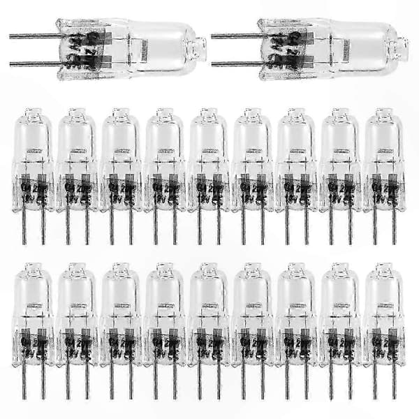 20-pack G4 Halogenlampor, 20W 12V för allmänbelysning