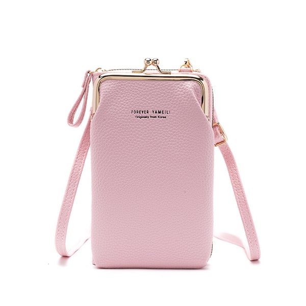 Matkapuhelinlaukku Lompakko Korttikotelo Olkalaukku Pink