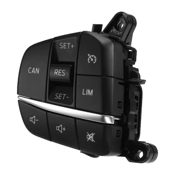 H1BT-9E740-DB Left Steering Wheel Switch Audio Volume Cruise Control Button for Fiesta MK4 Focus Sharpness 2019-21CJY Black