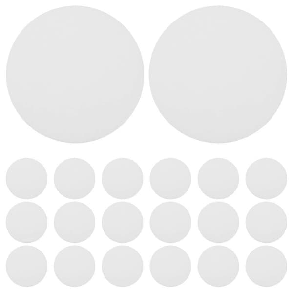 20st Infälld Belysning Skydd Downlight Diffusionsplattor Runda Diffusionsark Skärmplattor White 5.90X5.90X0.10CM