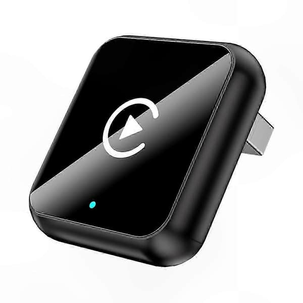 2-i-1 trådløs CarPlay-adapter til iOS og Android Smart Auto Box Black