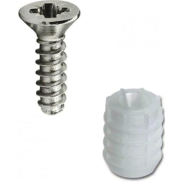 Saranatapit 8mm ja ruuvit (10 kpl), CJY