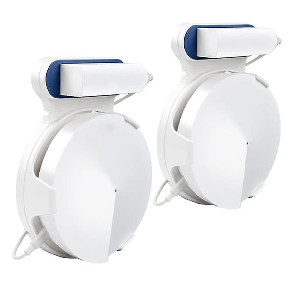 2-pack väggfäste för Tp-link Deco M9 Plus Home Mesh Wifi System, robusta fästen, lätt att flytta, platsbesparande, amerikansk kontakt