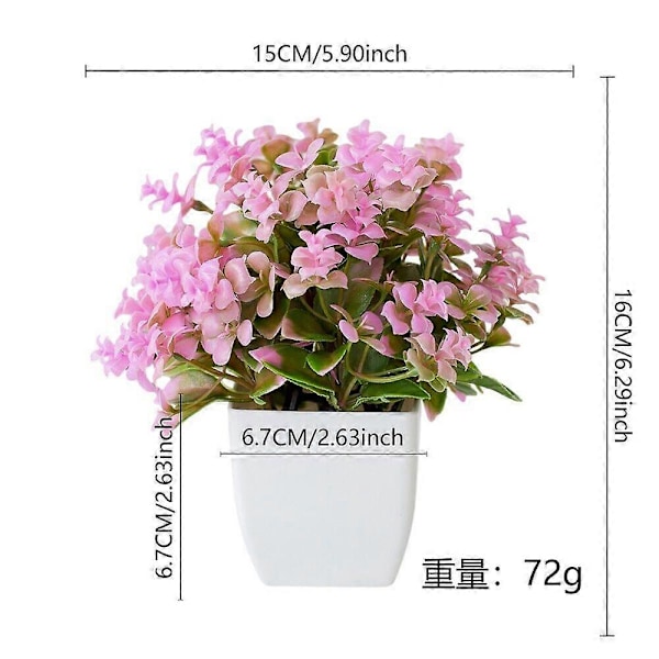 Høykvalitets Bonsai Tre med Elegant Design for Spise- og Kontorinnredning Fuchsia
