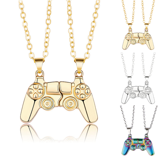 Gamepad Par Halsband Sport Tillbehör gold