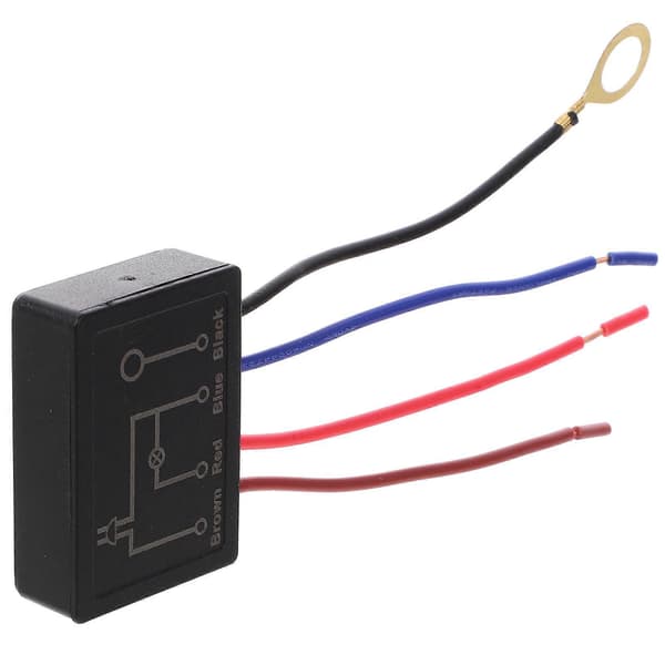 Berøringssensor Dimmer Erstatning Bordlampebryter Dimmesensorbryter Black 5X3.5X1.5CM
