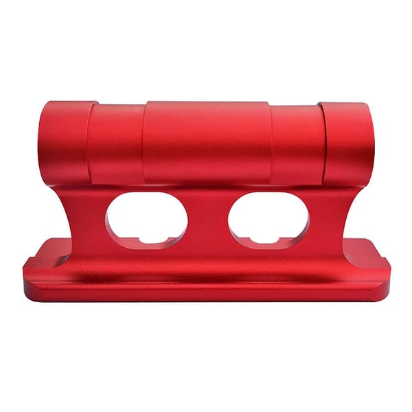 Cykelgaffel Lås Montering Stativ Gaffel Installationsmontering til Alsidige Cykler Blok sort red 11cmx3.8cmx5.8cm