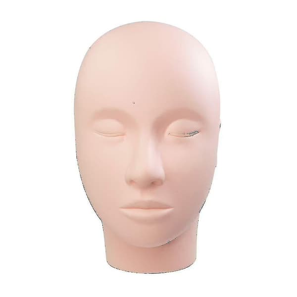 Vipper Mannequin Hode, Øvelseshode, for Sminke og Vippeextensions, Kosmetologi Dukkehode