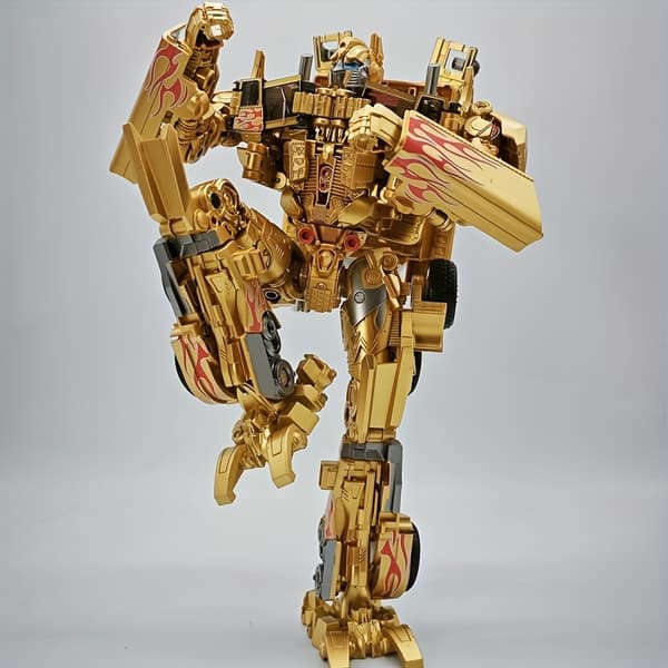 1 pc. Optimus Prime Transformable RobotmCJY Golden Car