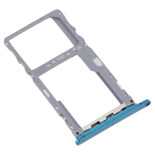 Til Alcatel 3L 2020 KOMPATIBEL SIM-kortbakke + Micro SD-kortbakke Green