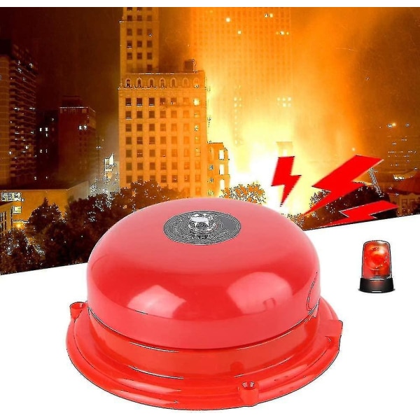 4 tommer metal brandkontrol intern slagtype Alarm Sikkerhedsklokke Alarm Elektrisk sikkerhedsklokke 100db (220v)