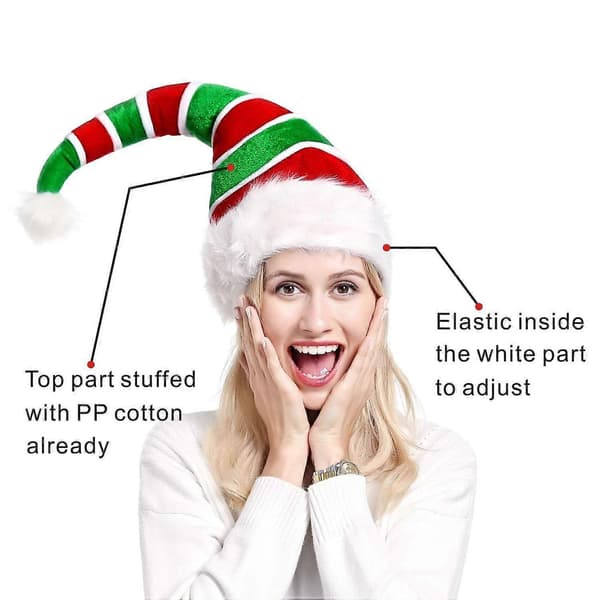 Grim Jule Sweater Party Elf Hat - Jule Elf Hat til Voksne