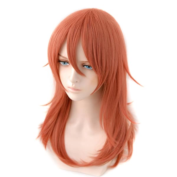 Chainsaw Man Cosplay Angel Devil pitkä peruukki joulu oranssi väri Chainsaw Man One Size, CJY