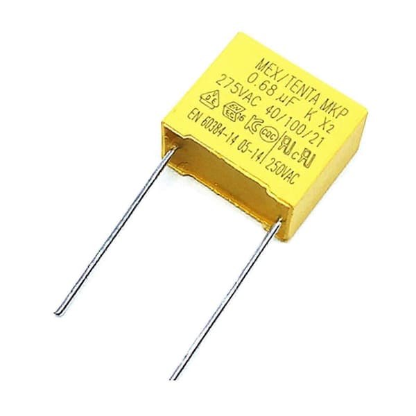 Säkerhetskondensator 0.68uf 275V X2-typ för kretskort 0.68