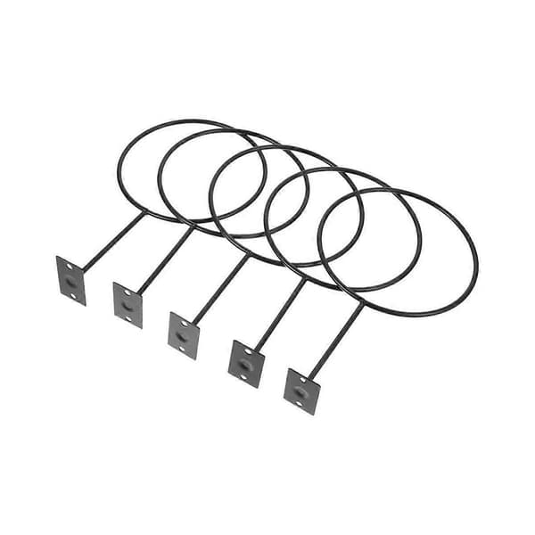 10-pack Väggbollställ Bollutställningsställ Sportbollställ Butiksdisplayställ BlackSilver