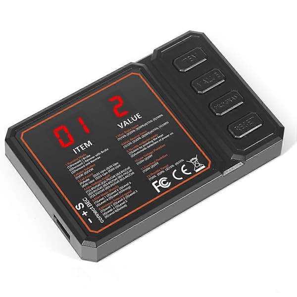 RCGOFOLLOW Programmeringskort Elektronisk Hastighetskontroller Fjernkontroll For 1/10