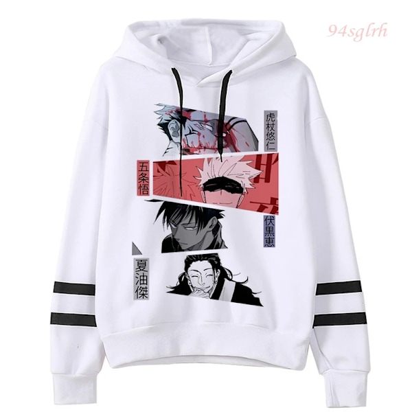 Unisex Jujutsu Kaisen Anime Yuji Itadori Hoodies Herr Harajuku Gojo Satoru Kawaii Manga Grafisk Streetwear Sweatshirts Pullovers 15509 15509 Asian XL