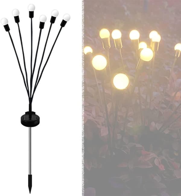 Udendørs solcellelamper med ildfluer (Farve: Varm hvid) [YD],CJY