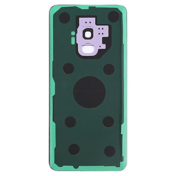 För Galaxy S9 Batteribaksida med Kameralins Purple