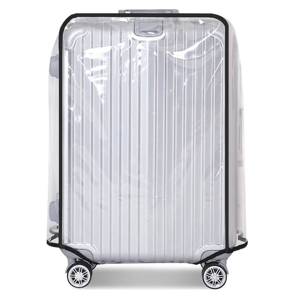 Gennemsigtigt vandtæt trolley kuffert cover | 18-30 Tommer | Slidstærkt ærme til kuffertbeskyttelse