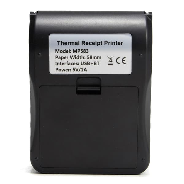Bærbar kvitteringsprinter Trådløs Bt Mini kvitteringsprinter Pos Mobilprinter, Esc/pos Kompatibel med Android IosCJY