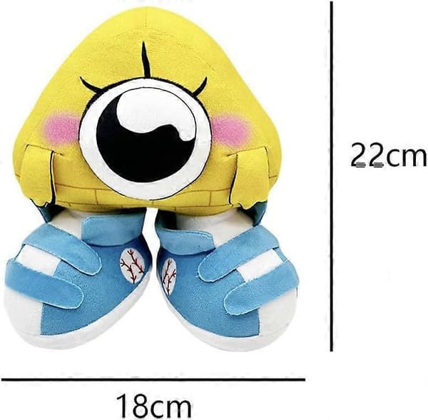 8 tommer Baby Bill Cipher Plyslegetøj, Blød Gravity Falls Tøjdyrsgave