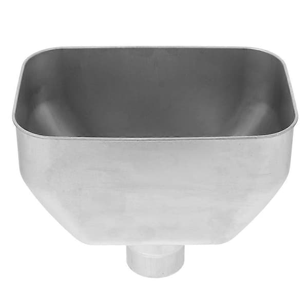 Takrennetilbehør Nedløpsrør Avleder Trakt Sølv For Vannavledning Elegant Design Effektiv Regnvannsoppsamling 1Sett Silver 24.40X17.80X16.00CM