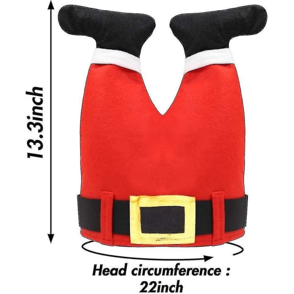 Funny Hat Uutuus Santa Hat Hullut Hatut Joulupukki Housut Hattu