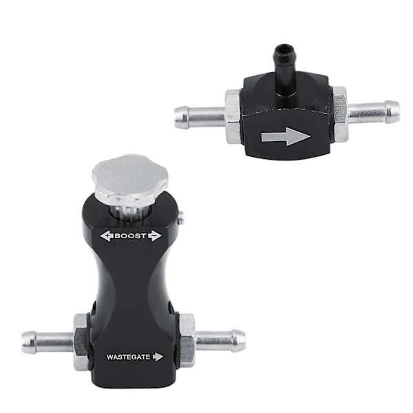 Justerbar bilateral Turbo Tee Bleed Valve Manuell Boost Controller Kit Universal for bilCJY