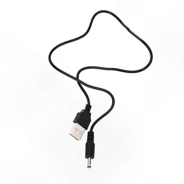 Ladekabel for LED-lommelykt og hodelykt med USB-tilkobling