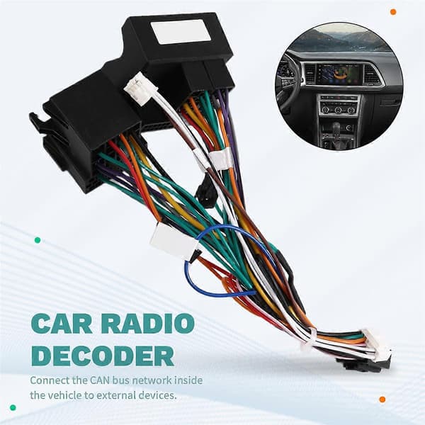 för Android 2 Din Bilradio Canbus-avkodare för Seat /