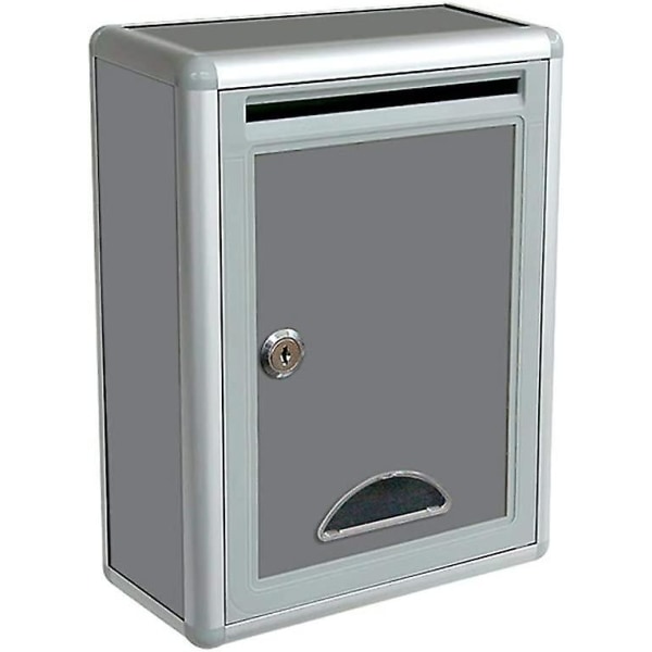 Ehdotuslaatikko, seinään ripustettava postilaatikko alumiiniseosta valituslaatikko