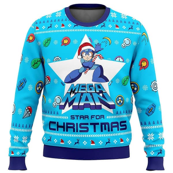 Mega Man Mega Juleferie Grim Julesweater Gave Julemand Pullover Mænd 3D Sweatshirt Og Top Efterårs- og Vintertøj EL0155 S