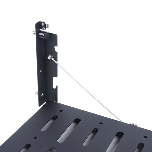 Bagklapsbord, passer til Jeep Wrangler JK 2007-2017, metalkonstruktion, foldbart design, sort