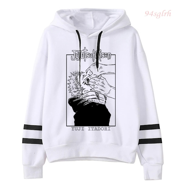 Unisex Jujutsu Kaisen Anime Yuji Itadori Hoodies Herre Harajuku Gojo Satoru Kawaii Manga Grafisk Streetwear Genser Pullover 15511 15511 Asian 2XL