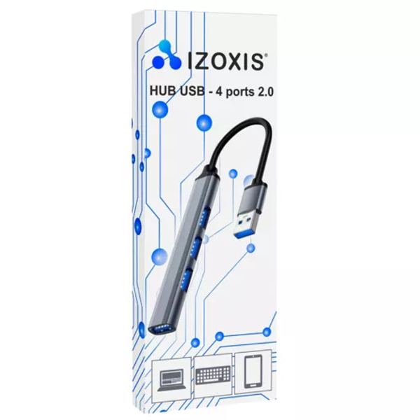 USB Hub 4 porte | USB A til 1x USB 3.0 og 3x USB 2.0 sort