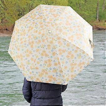 Vikbart paraply med blommönster Bärbart paraply Regntätt solregnparaply (automatiskt)