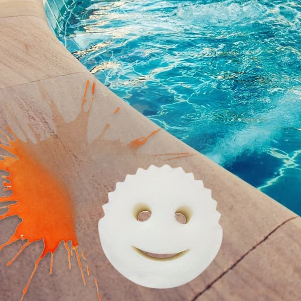 Olieabsorberende svampe til pool, 16-pak hvid hvid