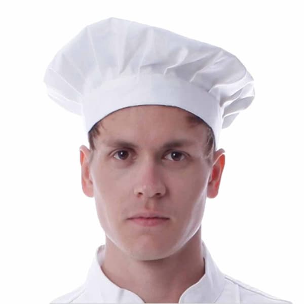 Kokkehatt Deluxe Hvit One Size Unisex hvit