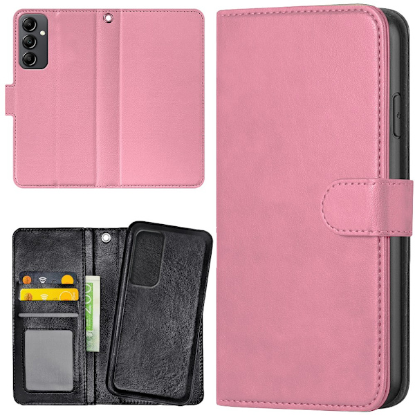 Galaxy S24, Wallet Case, Cover, Lyserød
